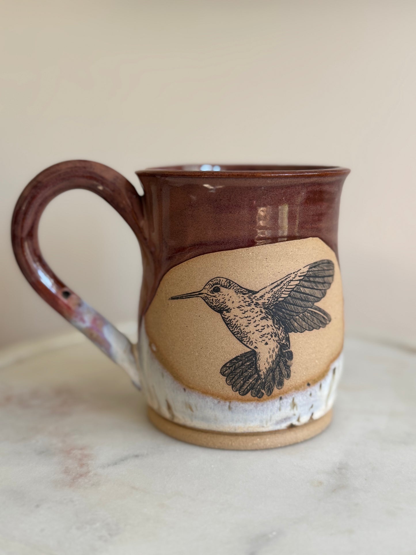 Plum + Birch Hummingbird Mug