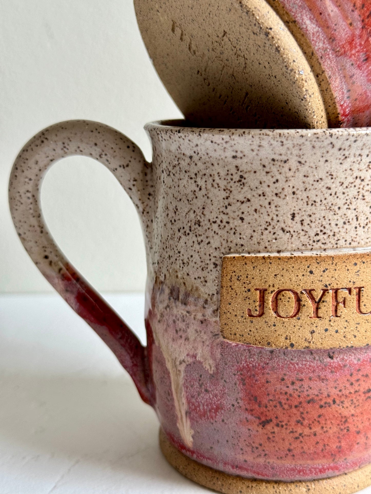 Joyful Mug | Sunset Pink + White