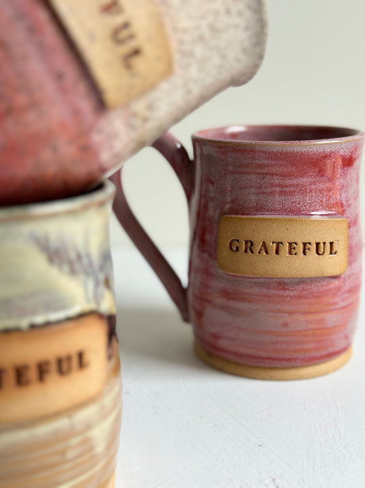 Grateful Mug | Sunset Pink