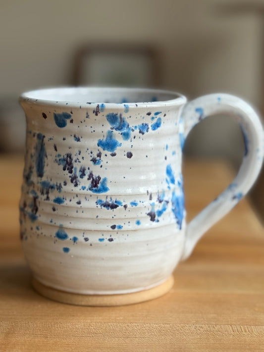 Blue Splatter Ware Mug