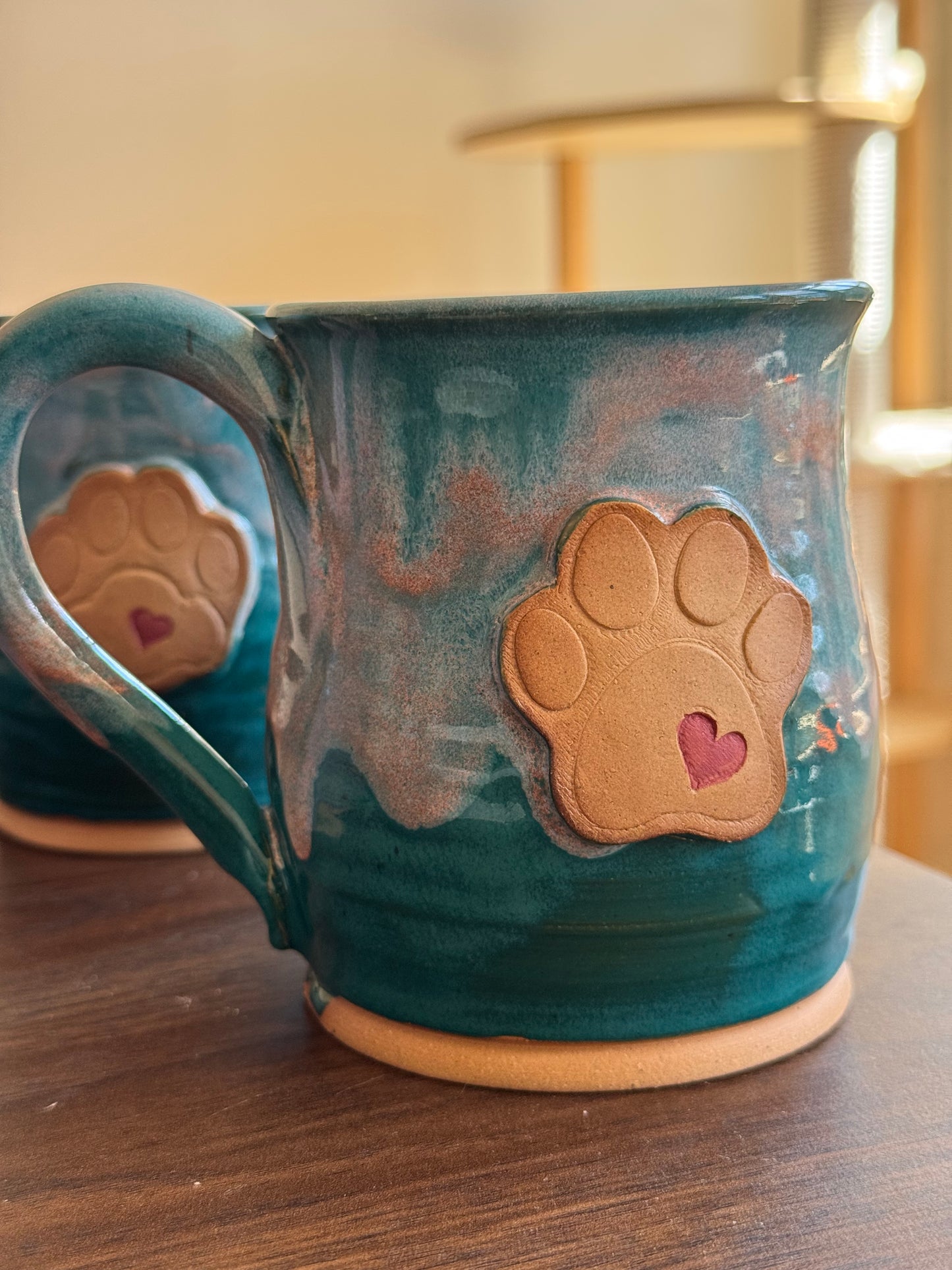 Puppy Paw ❤️ | Turquoise + Sunrise