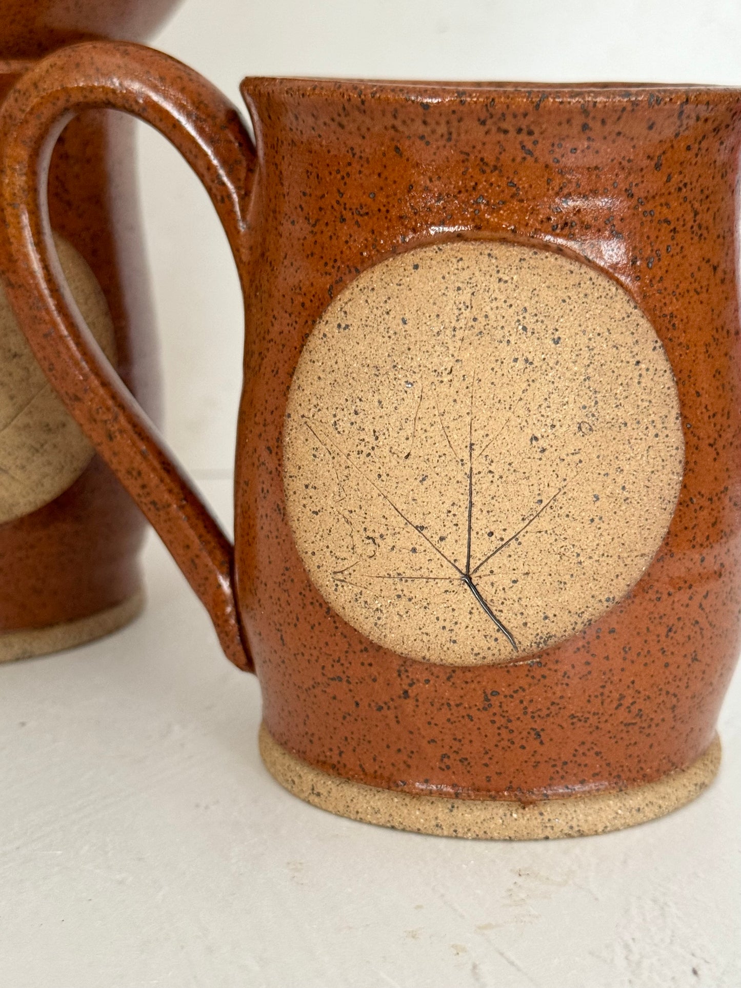 Maple Leaf Mug in Cinnamon Stick