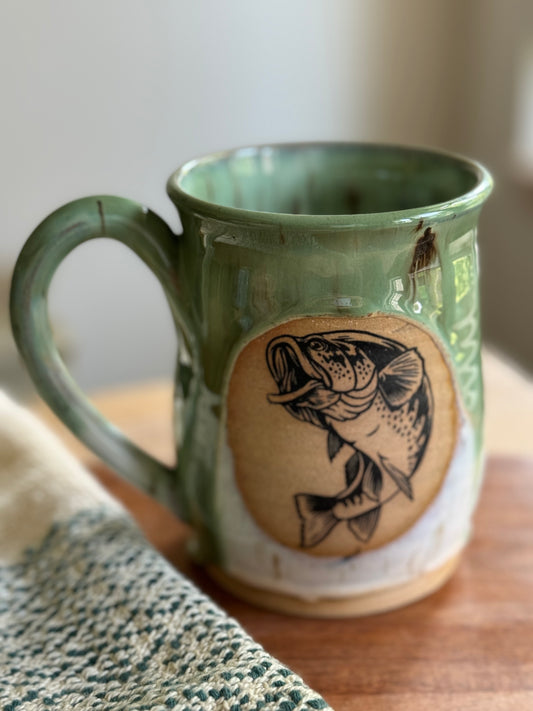 Bass Mug In Green
