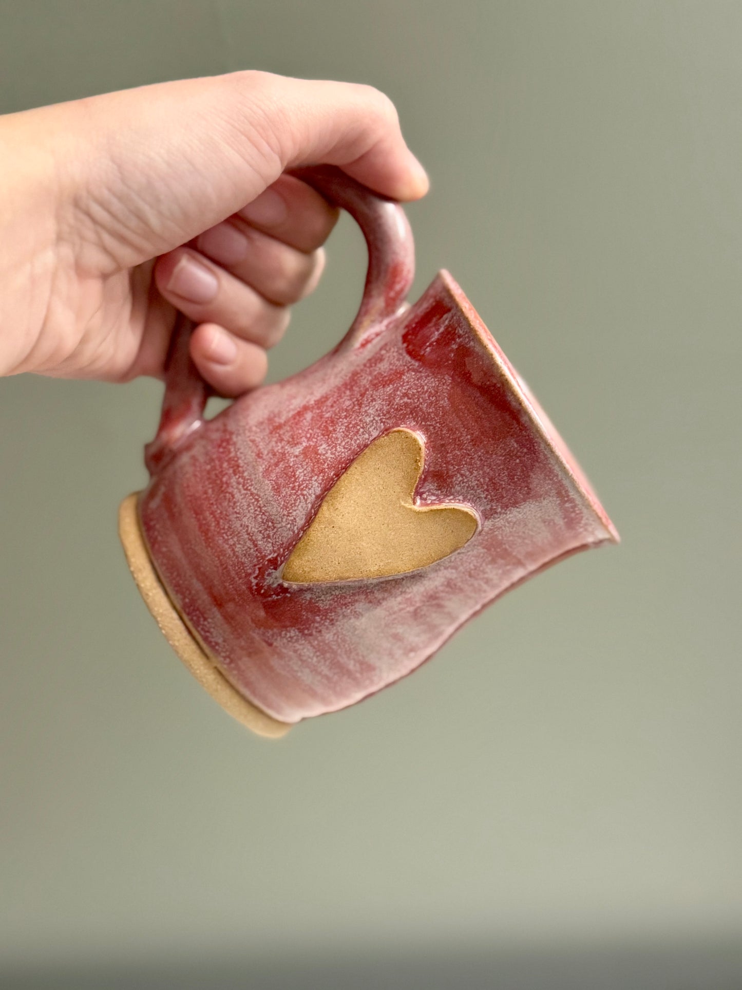 Heart mug | Sunset Pink