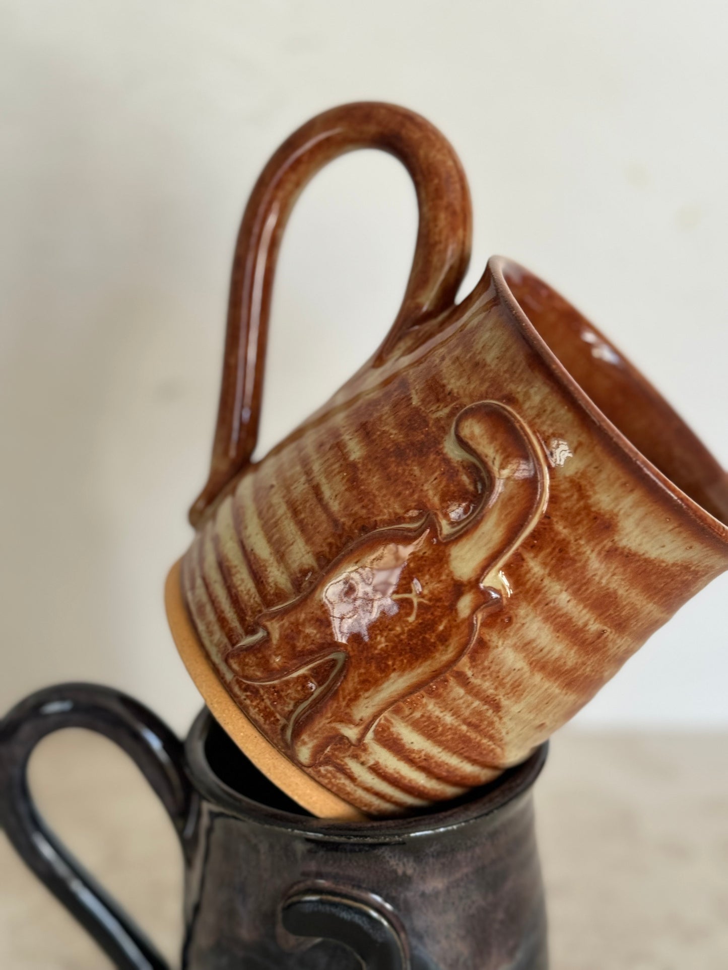 Orange Tabby Cat Butt Mug