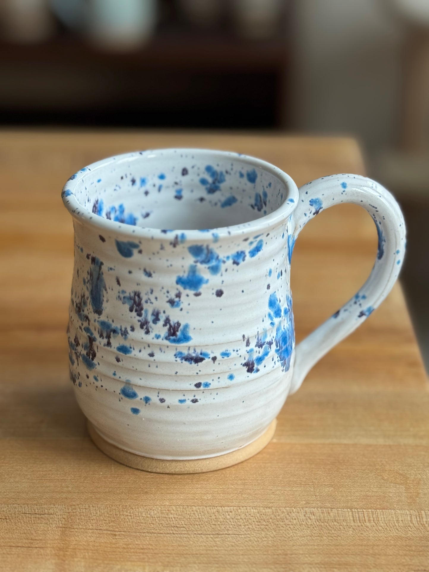 Blue Splatter Ware Mug