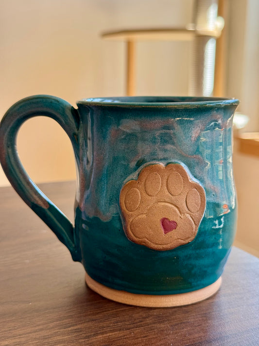 Cat Paw ❤️ | Turquoise + Sunrise