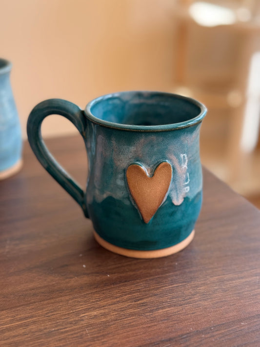 Heart mug | Turquoise