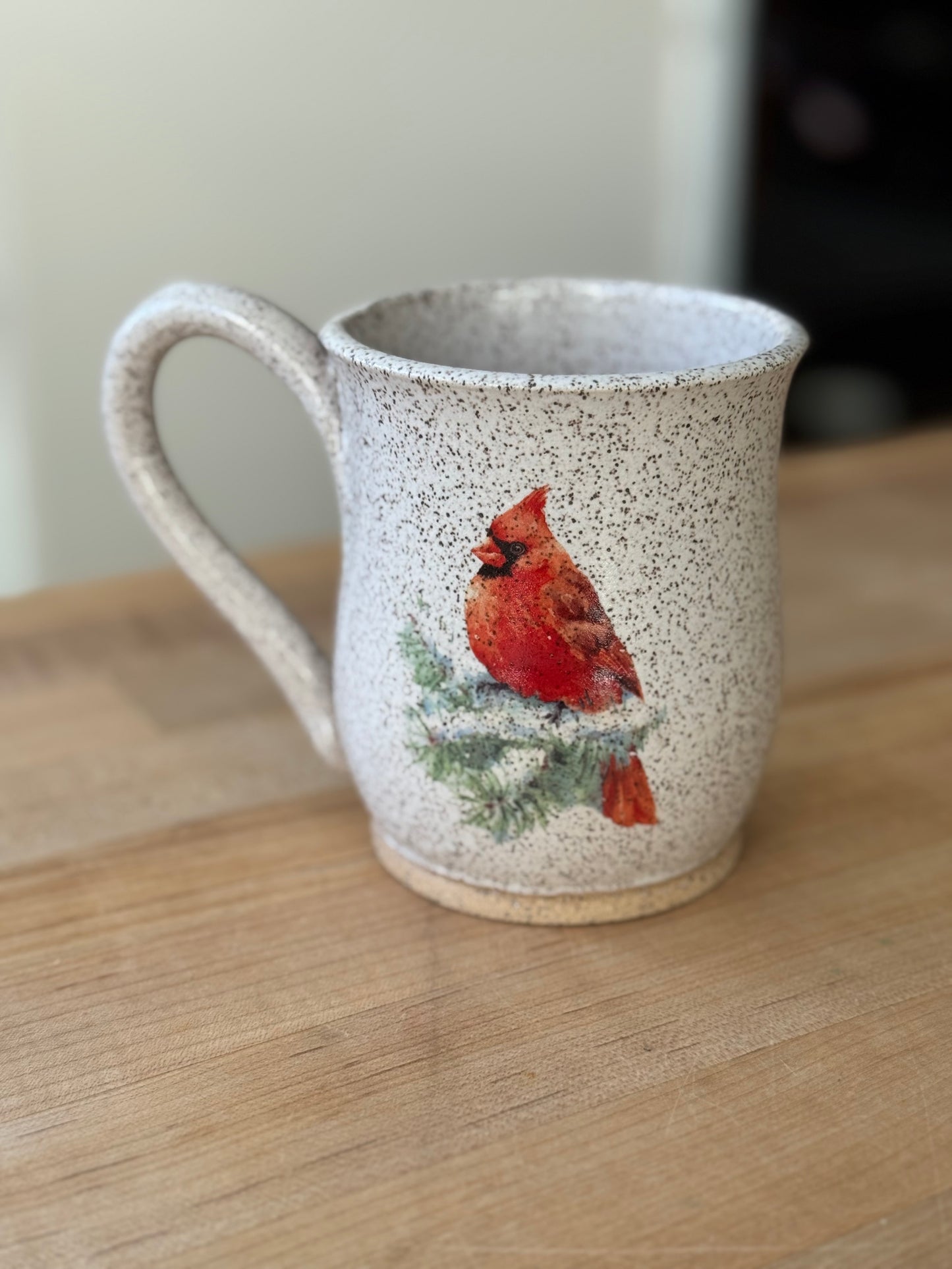 Cardinal Mug with Branch