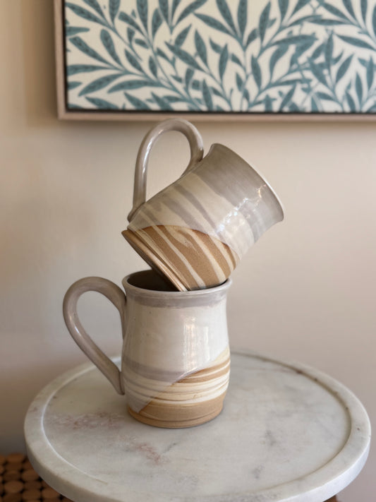 Tan Swirl Mug