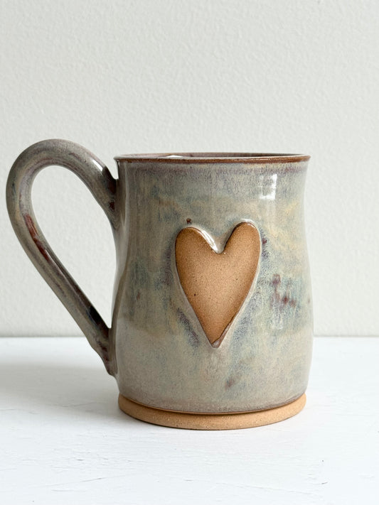 Heart mug | Light Blue