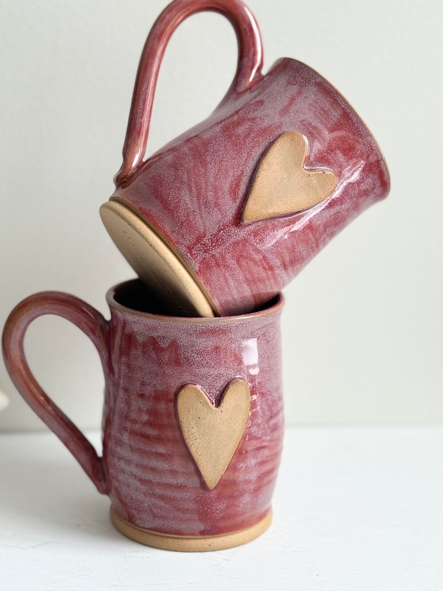 Heart mug | Sunset Pink
