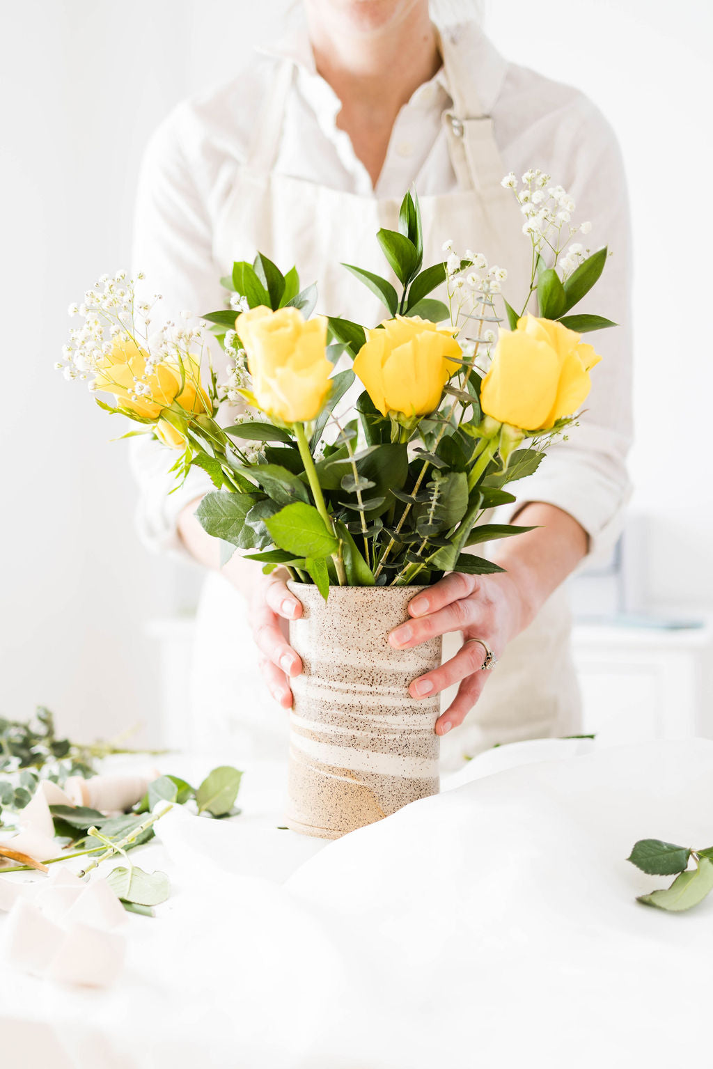 Swirl Flower Vase